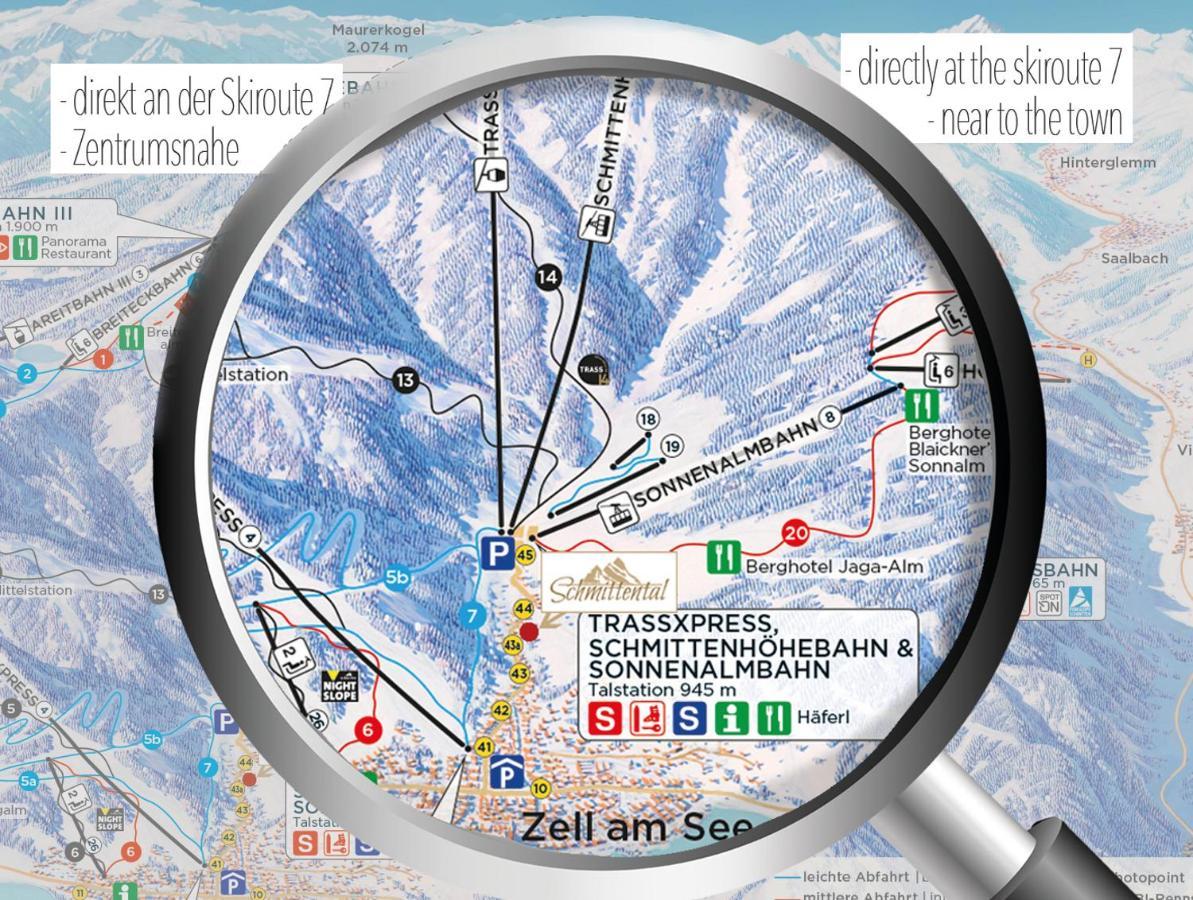Schmittental Pension Self-Check-In Zell am See Eksteriør billede